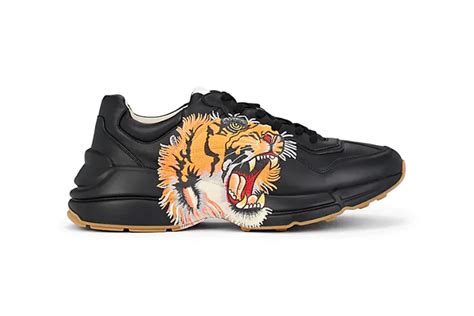 gucci rhyton tiger sneakers|gucci rhyton sneakers worldwide.